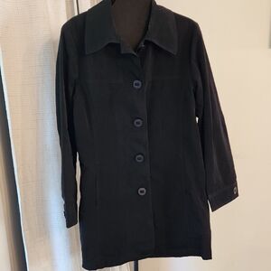 Sonoma Women's Black Trench Coat